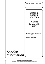 Indesit EVO 2 Laundry Service Information