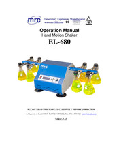 MRC EL-680 Operation Manual