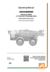 Amazone Pantera 4504 Operating Manual