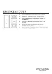 Porcelanosa SYSTEMPOOL ESSENCE SHOWER Pre-Installation And Installation Manual