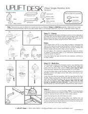 Uplift Desk MON001 Quick Start Manual