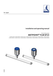 Beko 4036460 Installation And Operating Manual