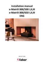 Faber e-MatriX 800-650 II Installation Manual