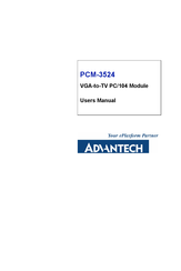 Advantech PCM-3524 User Manual