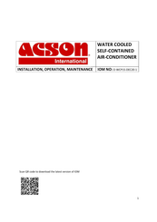 Acson A5WCP0520A-FS Installation Operation & Maintenance