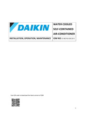 Daikin UCQ0710 Installation Operation & Maintenance