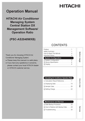 Hitachi PSC-AS2048WXB Operation Manual