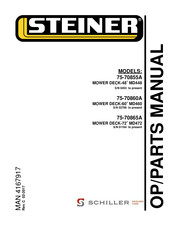 Schiller Grounds Care Steiner 75-70855A Manual