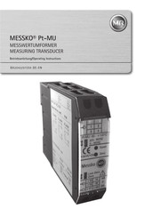 MESSKO Pt-MU Operating Instructions Manual