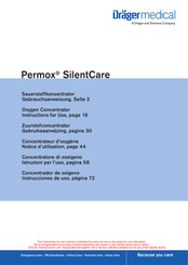 Dräger Medical Permox SilentCare Instructions For Use Manual