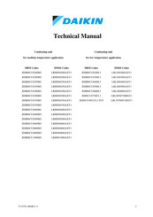 Daikin JEHBSCU0250M3 Technical Manual