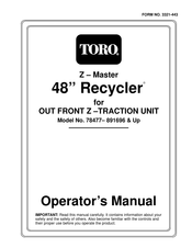 Toro 891696 Operator's Manual