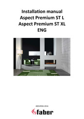 Faber Aspect Premium ST XL Installation Manual