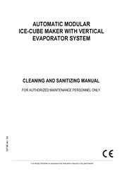 Brice EFM200A Cleaning And Sanitizing Manual