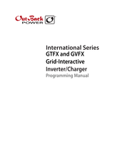 Outback Power GTFX Series Programming Manual