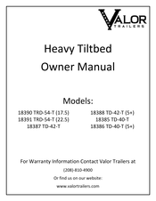 Valor TD-40-T Owner's Manual