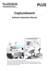 Touchboards PLUS Software Operation Manual