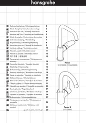 Hans Grohe Focus 31519000 Instructions For Use/Assembly Instructions