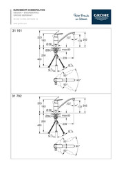 Grohe EUROSMART COSMOPOLITAN 31161 Manual