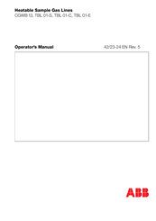 ABB TBL 01-E Operator's Manual