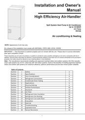 innovair 36000 Installation And Owner's Manual