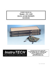 Instrutech ITC-1600 User Manual