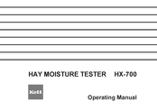 Kett HX-700 Operating Manual