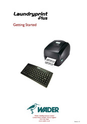 WADER Laundryprint Plus Getting Started