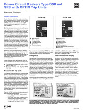 Eaton Digitrip OPTIM 750 Quick Start Manual