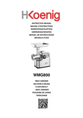 Hkoenig WMG800 Instruction Manual