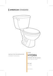 American Standard HYDRA Installation Instructions Manual