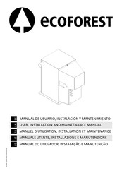 ECOFOREST Vap 100 User, Installation, And Maintenance Manual