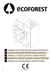 ECOFOREST Vap 100 Installation And Maintenance Manual