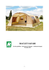 RACLET SAFARI Erection Manuallines