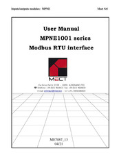 Mect MPNE1001 Series User Manual