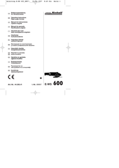 EINHELL 44.305.41 Operating Instructions Manual