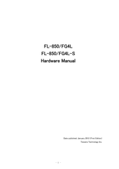 TESSERA FL-850/FG4L Hardware Manual