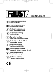 Faust WS 125/8 E-01 Operating Instructions Manual