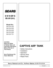Sears 390.291652 Owner's Manual