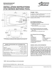 American Standard 2732 Installation Instructions