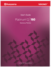 Husqvarna Viking Platinum Q 160 User Manual