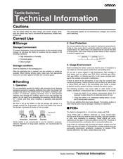 Omron B3F Technical Information