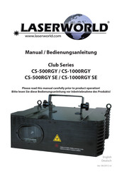 Laserworld CS-1000RGY Manual