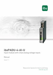 IBA ibaPADU-4-AI-U Manual