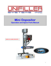 UNIFILLER Mini Dopositor Operation And Spare Parts Manual