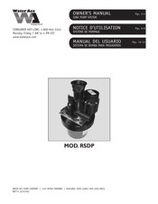 Water Ace RSDP Owner's Manual