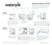 Waterpik Sidekick WF-04 Quick Start Manual