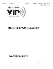 Toyota TVIP V4 Owner's Manual