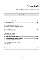 Xtendlan DPC-536 Programming And Debug Manual