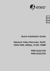 Eneo PNR-5332/6TB Quick Installation Manual